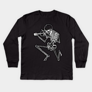 Skeleton Kids Long Sleeve T-Shirt